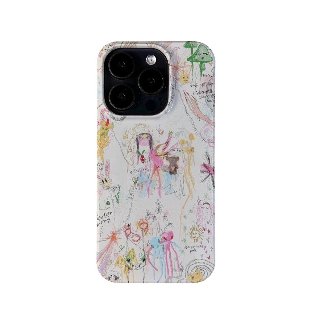 Ốp Điện Thoại QYJS Tranh Ma Thuật Thích Hợp Cho IPhone 11 X XS XR XSMAX 13 14 15 16 ProMax 12 PRO 14 15 16 PLUS 7 8plus Phim Độc Đáo Vỏ Cứng Độc Đáo TKMC