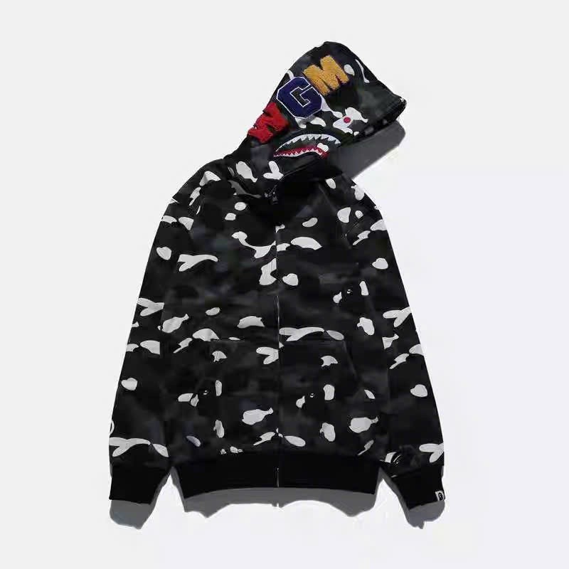 Áo Khoác Nỉ Bape Mũ 2 Lớp KCloset Áo Hoodie Nỉ Dày Dặn Dáng Rộng Nam Nữ NA954