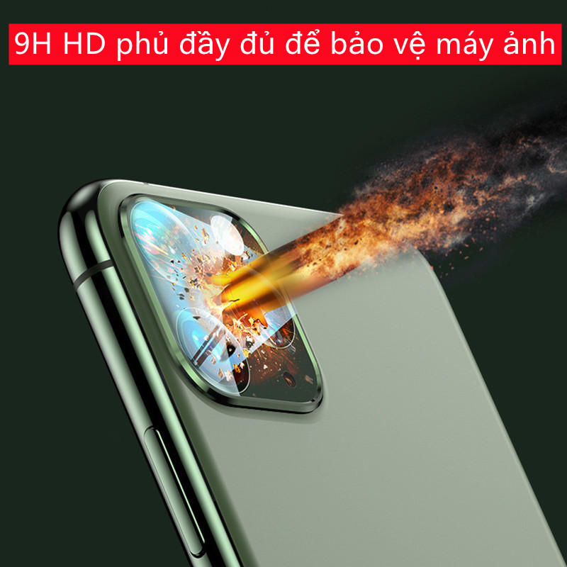 (Full Cover) cho iPhone 17 / 16 / 15 / 14 / 13 / 12 / 11 / Air / Pro Max / Xs Max / XR / Plus Phim bảo vệ Camera mini