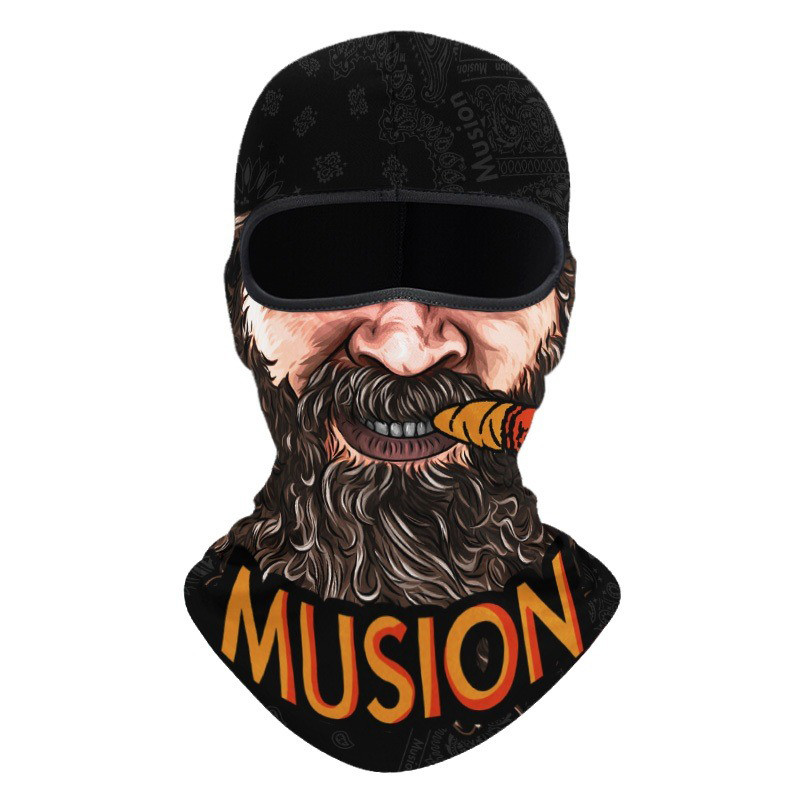 Mũ trùm đầu Musion Balaclava câu cá chống tia UV che nắng cho xe máy Mặt nạ chống mồ hôi đa chức năng thoáng khí