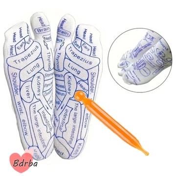 Tất bấm huyệt BDRBA, Tất massage chân có thể tái sử dụng Giảm mệt mỏi, Dụng cụ làm móng chân Giảm đau chân Massage kèm dụng cụ massage Tất điểm áp lực cho nam giới