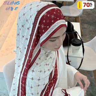 Khăn Choàng Dài Thanh Lịch In Hình, Polyester Thoáng Khí, Phù Hợp Mùa Xuân và Mùa Hạ