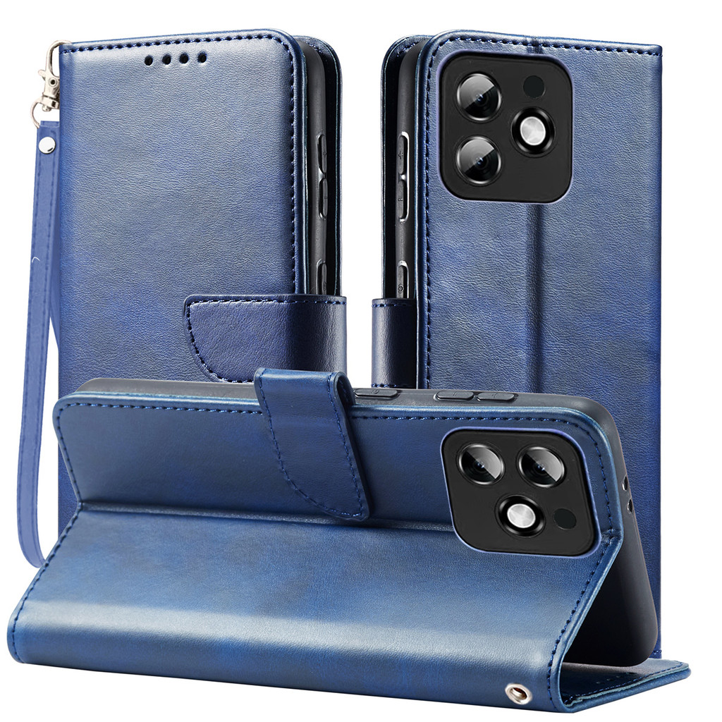 Ốp Điện Thoại YBD Cho Realme Note 70T 70 Note 60 60X Note 50 Realme C53 C63 C61 Flip Style Buckle Leather Cover Vỏ Mềm Bảo Vệ