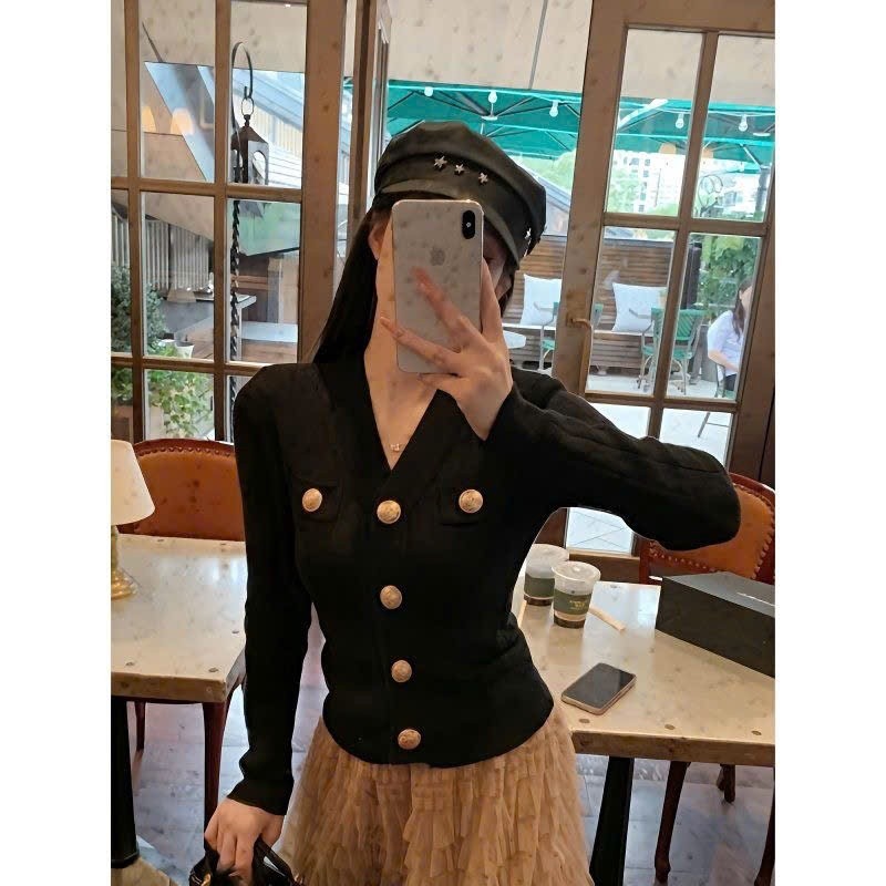 Set bộ 2 món áo len cardigan phối chân váy dáng dài phong cách tiểu thư nhẹ nhàng hàng QCCC BA SP366