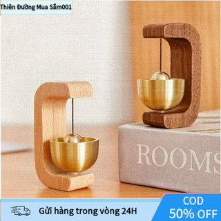 Chuông Đồng Gỗ Treo Cửa Nhà – Âm Vang Nhẹ Dịu, Phù Hợp Trang Trí Cửa Ra Vào, Cửa Hàng, Studio, Homestay