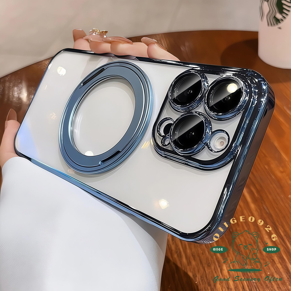 360 xoay khung từ tính Vỏ điện thoại iphone16 Pro Max 15 14 13 12 11 vỏ cho vỏ iPhone Vỏ mềm silicon TPU chống sốc