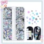 6 Lưới Tăng Cường Móng Tay Laser Lấp Lánh Flash Họa Tiết Hình Học Trang Trí Móng Tay Charm DIY Dụng Cụ Làm Móng Tay [Làm Đẹp]