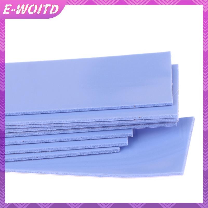 E-woitd 10 Miếng Lót Nhiệt M.2 Với Độ Dẫn Nhiệt 6.0 W / mk GPU Silicon Có Thể Tái Sử Dụng Tản Nhiệt Tấm Làm Mát Dẫn Điện HNVN