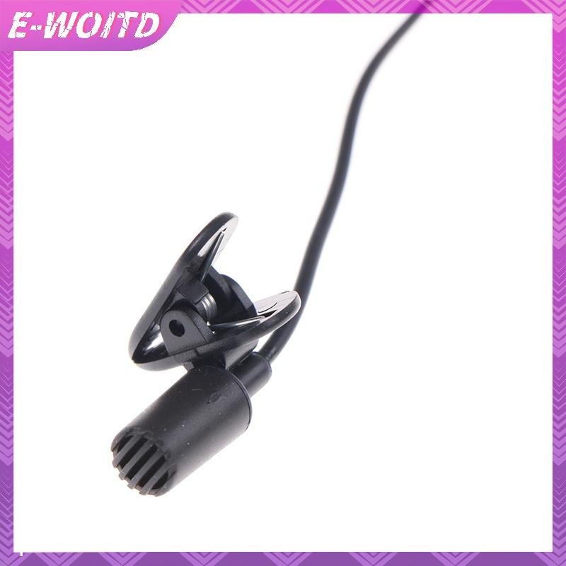 E-WOITD 3.5mm Studio Speech Mic Micro Clip cho PC Desktop Notebook 1.5M HNVN