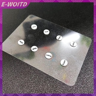 E-WOITD 1 Gói Kính DIY Đa Năng Chấm Chuột Miếng Lót Chân Miếng Dán Cho Chuột Chơi Game Miếng Lót Chống Trơn Trượt HNVN