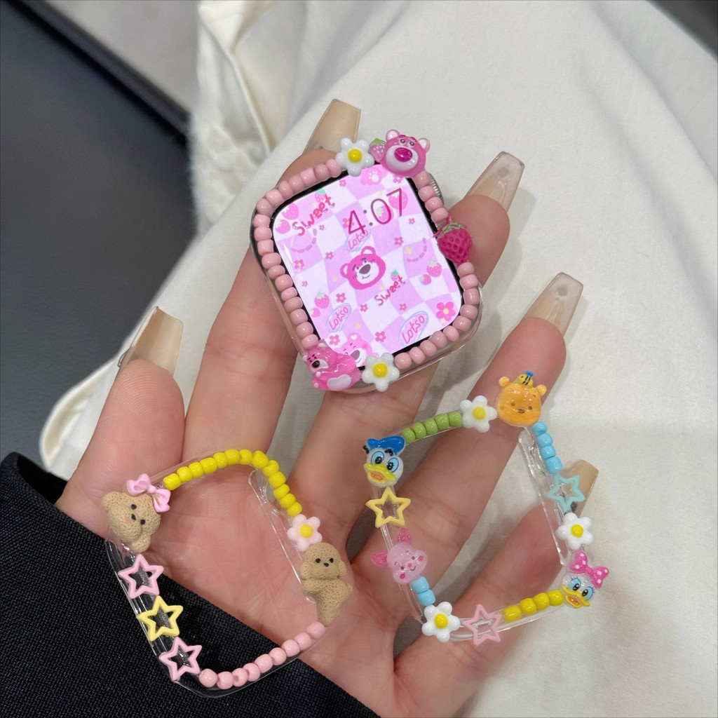 Ốp điện thoại hoạt hình dễ thương S11 cho Apple Watch S10 42 46mm 44 40 45mm 41mm Vỏ bảo vệ iWatch Series SE 6 7 8 9 49mm