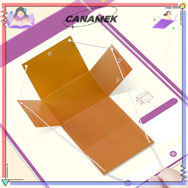 CANAMEK Kéo Dây Sách Học Hình Học 3D, Sách Học Hình Học 3D Với Thiết Kế Dây Tập Giảng Dạy & Diện Tích Bề Mặt CSF