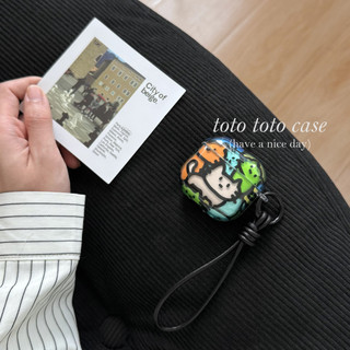 Ốp IMD cho AirPods Pro3 [2025] AirPods Pro2 Pro 4 3 2 1 Apple Tai nghe không dây Vỏ tai nghe Dopamine Mèo hoạt hình