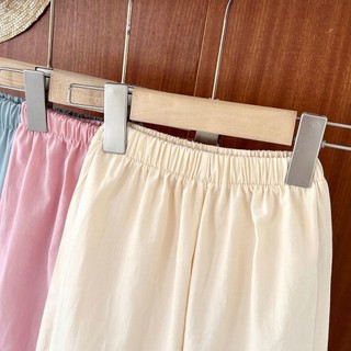 Mùa Hè Mỏng Phong Cách Bé Gái Rời Ren Rộng Quần Thời Trang Thời Trang Bé Gái Quần Thường Ngày