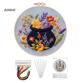 BIL DIY Stitch Kit Bộ dụng cụ thêu cho người mới bắt đầu Bộ dụng cụ thêu Halloween tự làm dành cho người mới bắt đầu Bộ khởi động khâu có dây kéo và quà tặng hoàn hảo hơn cho những người đam mê tự làm