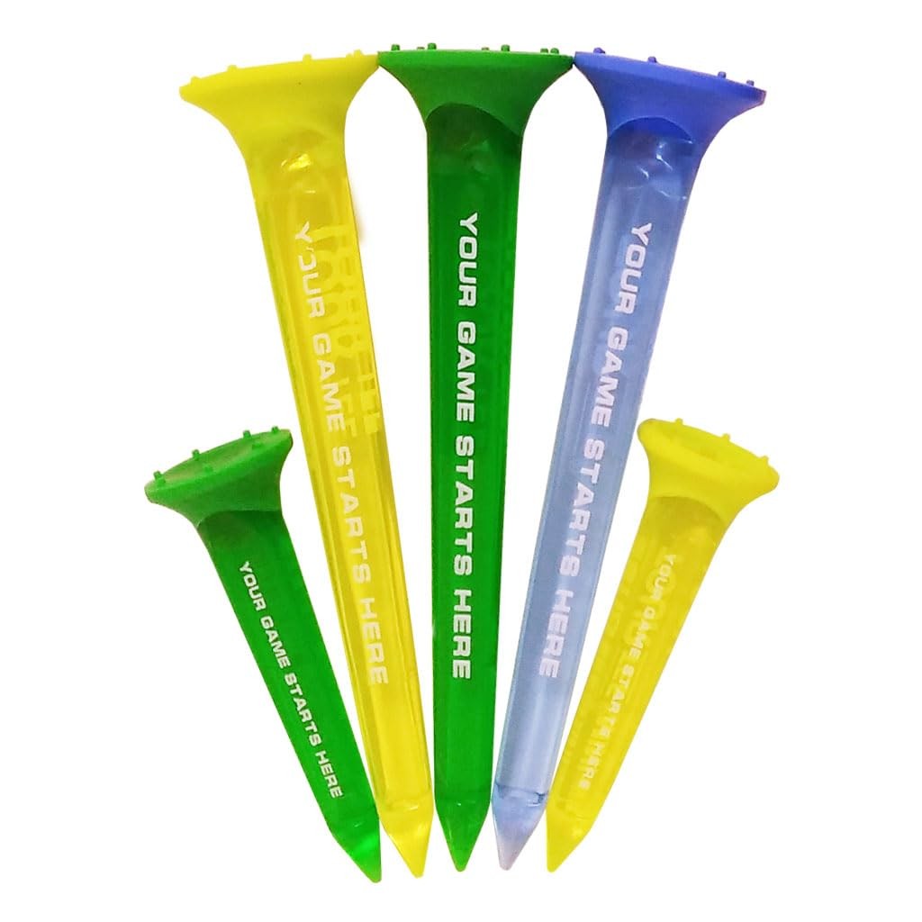 Tour Tee Combo Neon – Tee golf neon, bền cao su & polycarbonate, tăng độ chính xác khi đánh driver