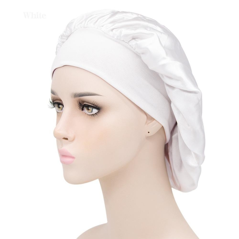 Mũ Ngủ MERIGGIARE, Mũ Bonnet Satin Có Thể Điều Chỉnh Thoáng Khí, Mũ Bonnet Tóc Co Giãn Thời Trang Cho Nam Nữ