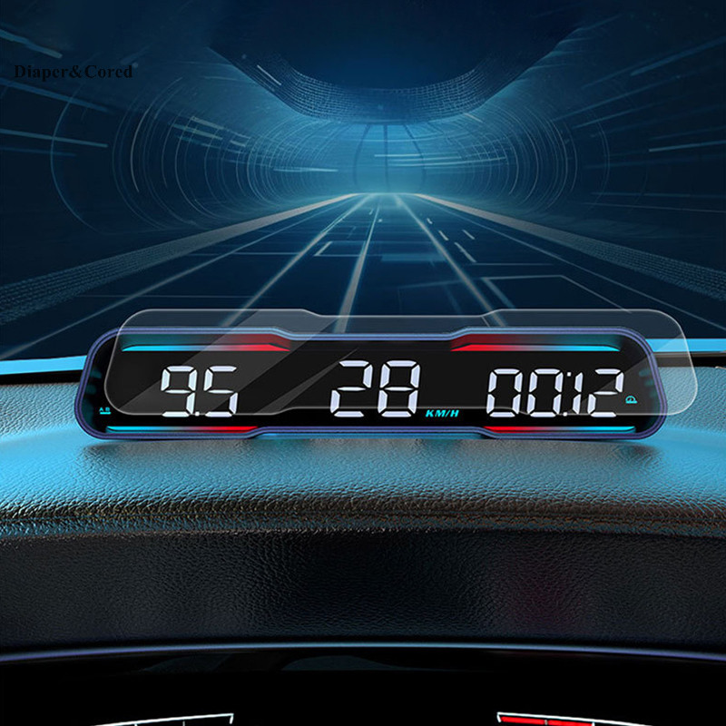 Đồng hồ đo tốc độ ô tô DIAPER & CORED Màn hình LED GPS HUD với đèn khí ...
