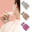 Chai Nước Hoa Thủy Tinh DELMER, Bình Xịt Sáng Bóng Sang Trọng 30ml, Bình Chứa Chai Rỗng Lấp Lánh Có Thể Đổ Lại Chai Xịt Du Lịch Có Thể Tái Sử Dụng Hộp Đựng Chất Lỏng
