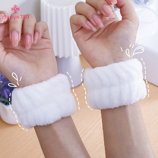 < zhuliye789 > 1 Cặp Nữ Tập Yoga Chạy Mặt Rửa Dây Đeo Tay Để Rửa Mặt Spa Cổ Tay Washband Tóc Microfiber Thấm Hút