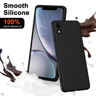 Dành Cho iphone X Xs Max XR Ốp Lưng Silicon Lỏng Nâng Cấp Có Cạnh Vuông Bảo Vệ Camera Mềm Chống Trầy Xước Lớp Lót Microfiber Chống Sốc Mỏng Bao