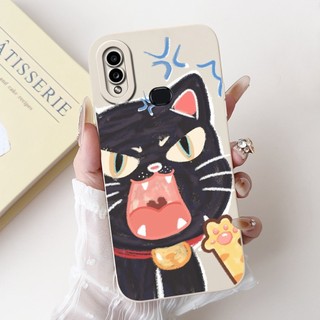 Dành Cho Samsung Galaxy A10s Ốp Lưng SM-A107F SM-A107M Vỏ Điện Thoại Sơn Thời Trang Vỏ Silicon Mềm Cho Samsung M01s A 10s Ốp Lưng
