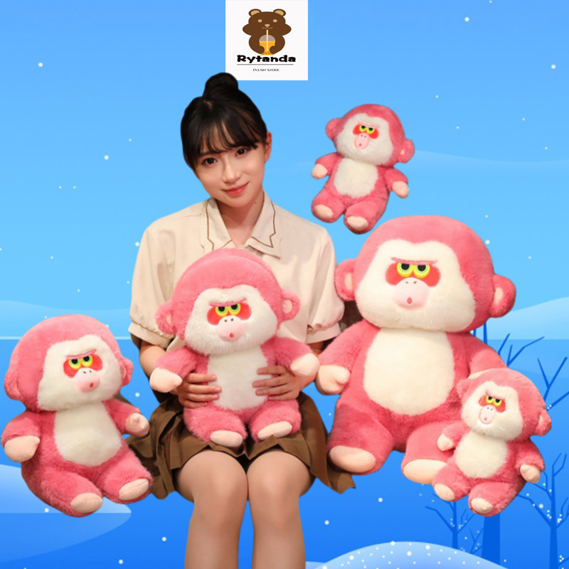 Đồ chơi sang trọng Rytanda Gorilla, Gấu bông Mô phỏng dễ thương Gối sang trọng Gorilla, Động vật nhồi bông mềm, Quà tặng sinh nhật cho trẻ em, Đồ trang trí nhà cửa, Quà tặng Giáng sinh