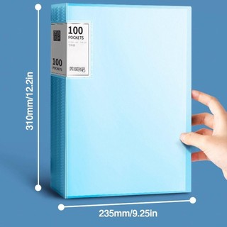 Sổ lưu trữ MEGOCE, Túi lưu trữ đa chức năng 20 / 30 / 60 / 100 trang, Phim hoạt hình chống thấm nước dung tích lớn Sách sưu tập tranh Quà tặng học sinh