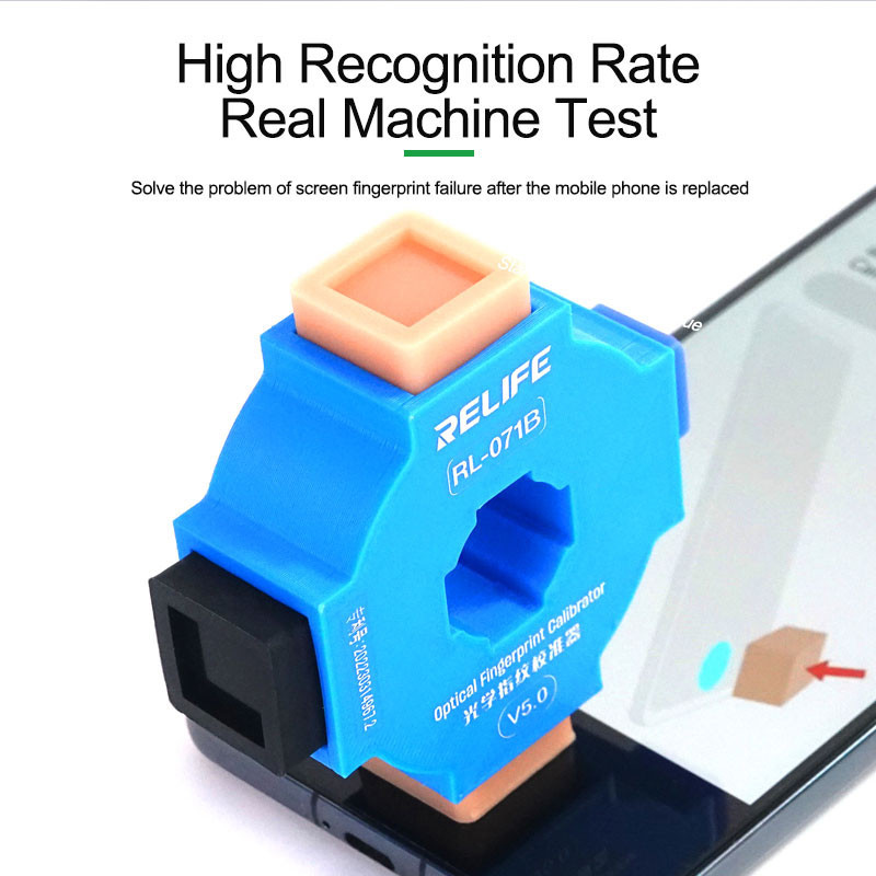 Relife RL-071B Bộ hiệu chỉnh vân tay Android 4 trong 1 cho HUAWEI XIAOMI OPPO Điện thoại Android Bộ hiệu chỉnh vân tay quang học