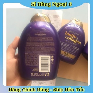 [auth] Dầu gội và xả chống rụng tóc Biotin & Collagen Đức- 385ml Đủ Bill [Hot]