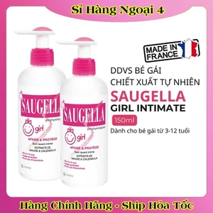 Dung dịch vệ sinh bé gái Saugella của Pháp an toàn cho bé 3-12 tuổi