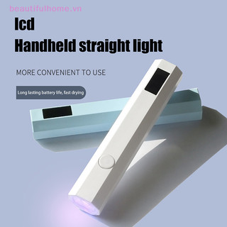 [Beautifulhome] Đèn móng tay UV không dây cầm tay Gel Nail UV với màn hình LED Đèn cầm tay nhỏ Móng tay [làm đẹp]