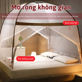 Mùng Chụp Chống Muỗi BUNNIES HOUSE – Màn Gấp Gọn Cửa Đôi Cao Cấp, Bảo Vệ An Toàn Cho Gia Đình