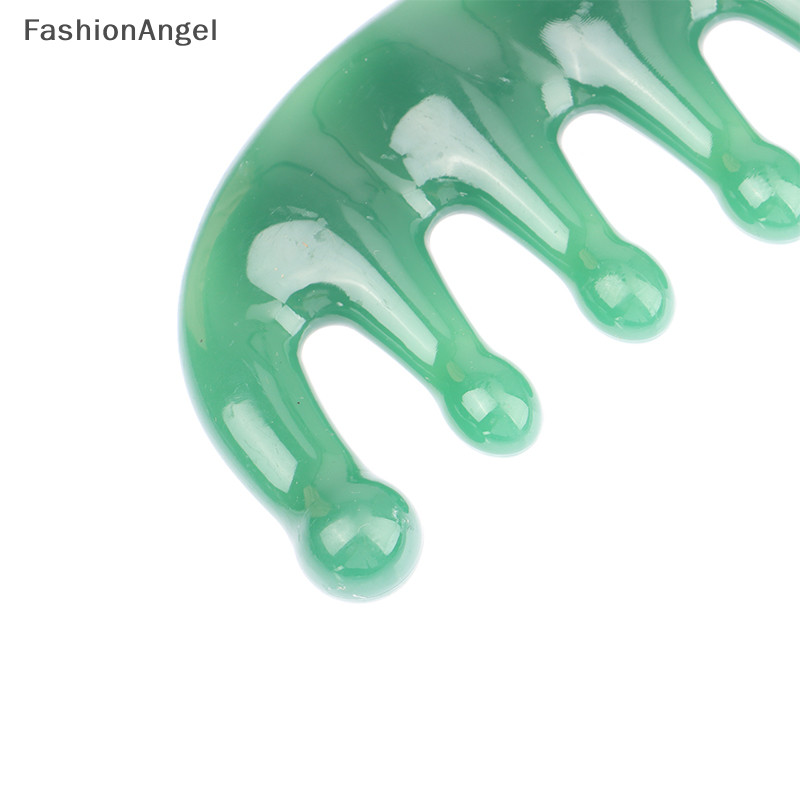 Fashionangel 1 Chiếc Răng Rộng Massage Lược Mặt Toàn Thân Gouache Cạp Da Đầu Kinh Tuyến Thư Giãn TH