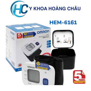 [CHÍNH HÃNG] Máy Đo Huyết Áp Cổ Tay Omron HEM 6161 ( HEM6161 )(Nhật Bản - bảo hành 5 năm)