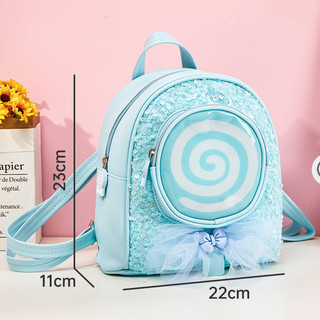 Dễ thương Lollipop phim hoạt hình mẫu trẻ em dễ thương túi hai vai