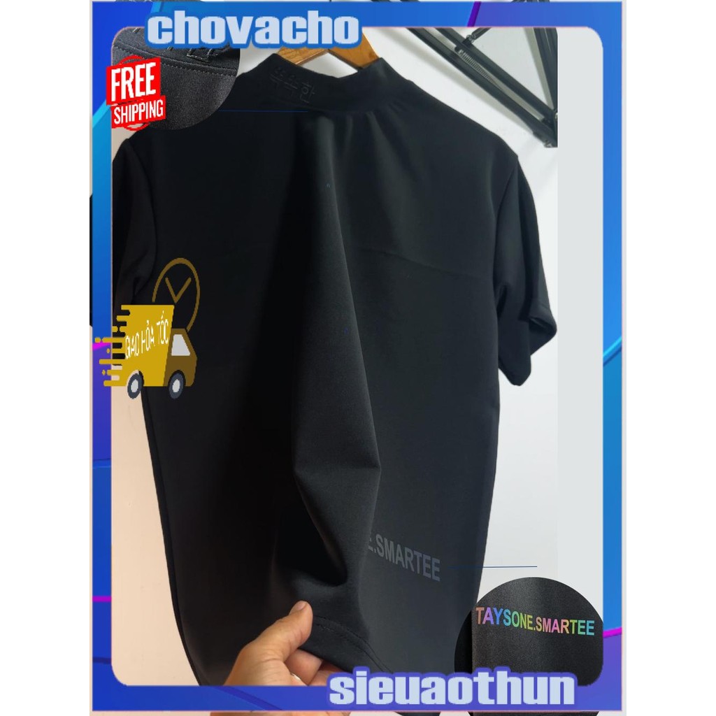 Áo thun Stee Cổ ôm SMART TAYSONE ICVCVNI Unisex