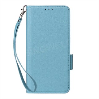 Ốp Lưng Cho Realme Note 60 Note 70 70T Narzo N61 C61 C63 Note60X 4G Sang Trọng Lật Da Bên Khóa Lychee Kết Cấu Vỏ Điện Thoại Khe Cắm Thẻ Ví Đứng Giá Đỡ Bao Chống Sốc