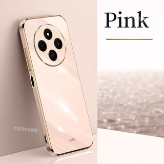 Redmi 14C 2024 sang trọng mạ vỏ đối với Redmi 14C redmi14c 14 C C14 4G 5g 2024 điện thoại trường hợp mềm Silicone chống sốc điện thoại Cover quay lại rtub