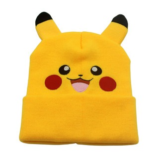 Hj7 Pokemon Pikachu Trẻ Em Mũ Đan Thu Đông Ngoài Trời Ấm Áp Mũ Len Mềm Mại Và Ấm Mũ Quà Tặng Cho Trẻ Em hj7