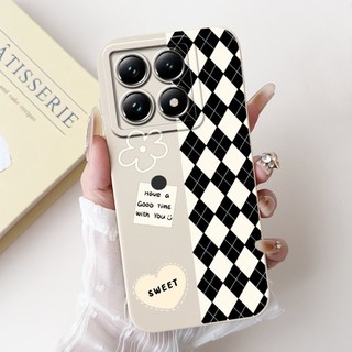 Dành Cho Xiaomi 14T Pro 5G Ốp Lưng 2024 Đá Cẩm Thạch Cao Cấp Sơn Mát Silicon Mềm Mờ Dành Cho Xiaomi 14T 5G Mi14T Mi14TPro Vỏ