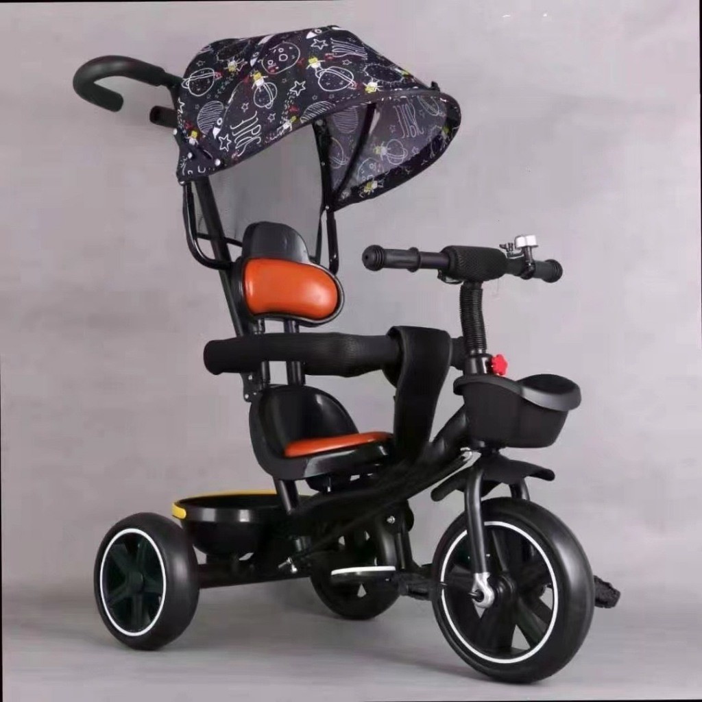 XE ĐẨY XE ĐẠP BA BÁNH CHO BÉ TỪ 6 THÁNG TRỞ LÊN MODEL SYD-618 CÓ MÁI ...