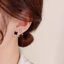 Thời Trang Đơn Giản Sang Trọng Micro-Ind Bốn Lá Bông Tai Nữ 2024 Phong Cách Mới Bán Chạy Hợp Thời Trang Tinh Tế Tất Cả @ -
