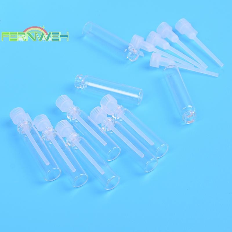 [Fernweh] 10 / 50 Cái 1ml lọ thủy tinh rỗng chai dầu phòng thí nghiệm [MỚI]