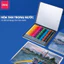 Bút Chì Màu Gốc Nước Cao Cấp Deli 24/36/48/72 Màu Hộp Thiếc - Tô Vẽ Tranh Chuyên Nghiệp