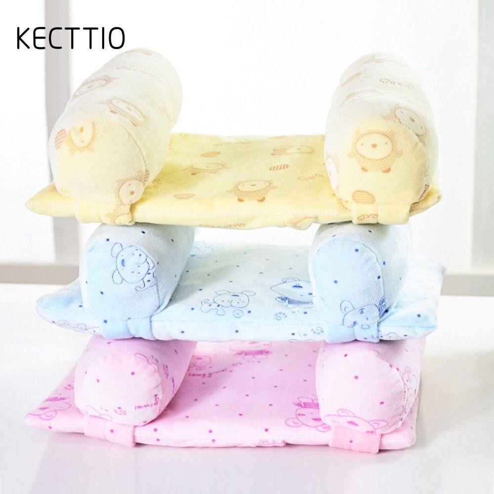 KECTTIO Gối trẻ sơ sinh Đệm chống lăn bảo vệ cổ có thể điều chỉnh cho trẻ sơ sinh