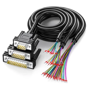 BTM DB9 DB15 DB25 Nam Nữ 9 15Pin Dây Thiết Bị Đầu Cuối Dây Cho DB15 DB25 Cổng Song Song
