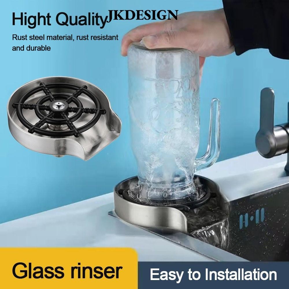 Máy rửa cốc tự động JKDESIGN, Xịt áp suất cao 360° Bar Glass Rinser ...