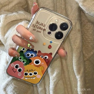 Ốp điện thoại trong suốt Ốp điện thoại di động hoạt hình dễ thương sáng tạo Ốp Chống rơi vỏ chống va đập dùng cho iPhone 11promax 11 12promax 12 13 14 15 pro max 14promax xr 7plus xs 8plus 14pro