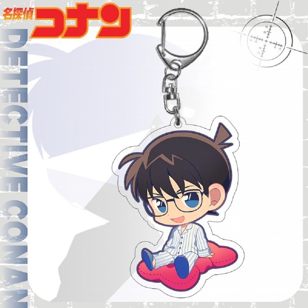 Móc Khoá, Mô Hình Standee Thám Tử Conan Haibara Ai Kuroba Kaito Mouri Ran Trang Trí Bàn Học, Làm Việc